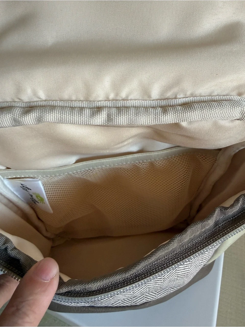 Itzy Ritzy Brown & Cream insulated bottle Bag